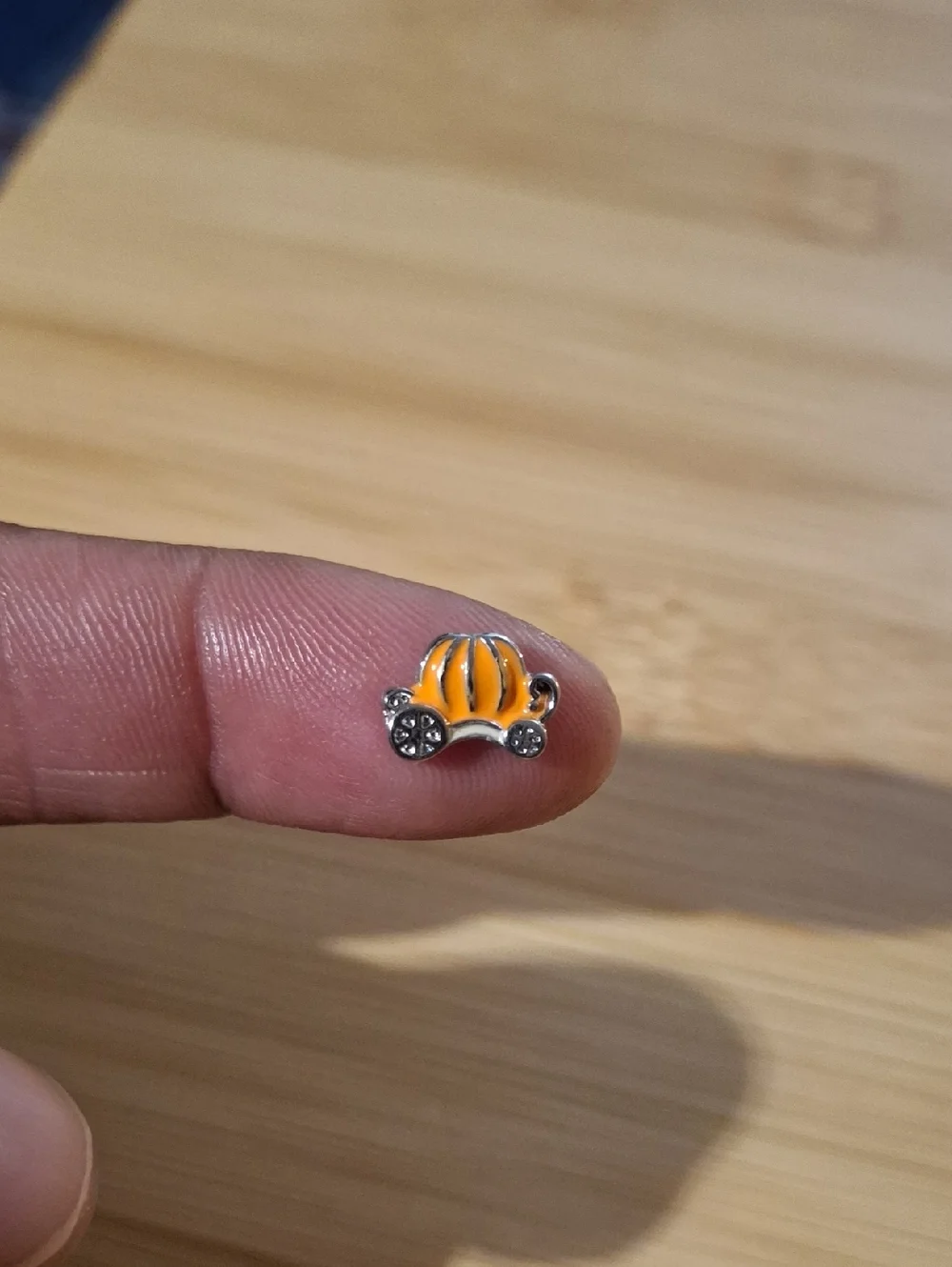 Pumpkin Carriage Charm For Floating Lockets
